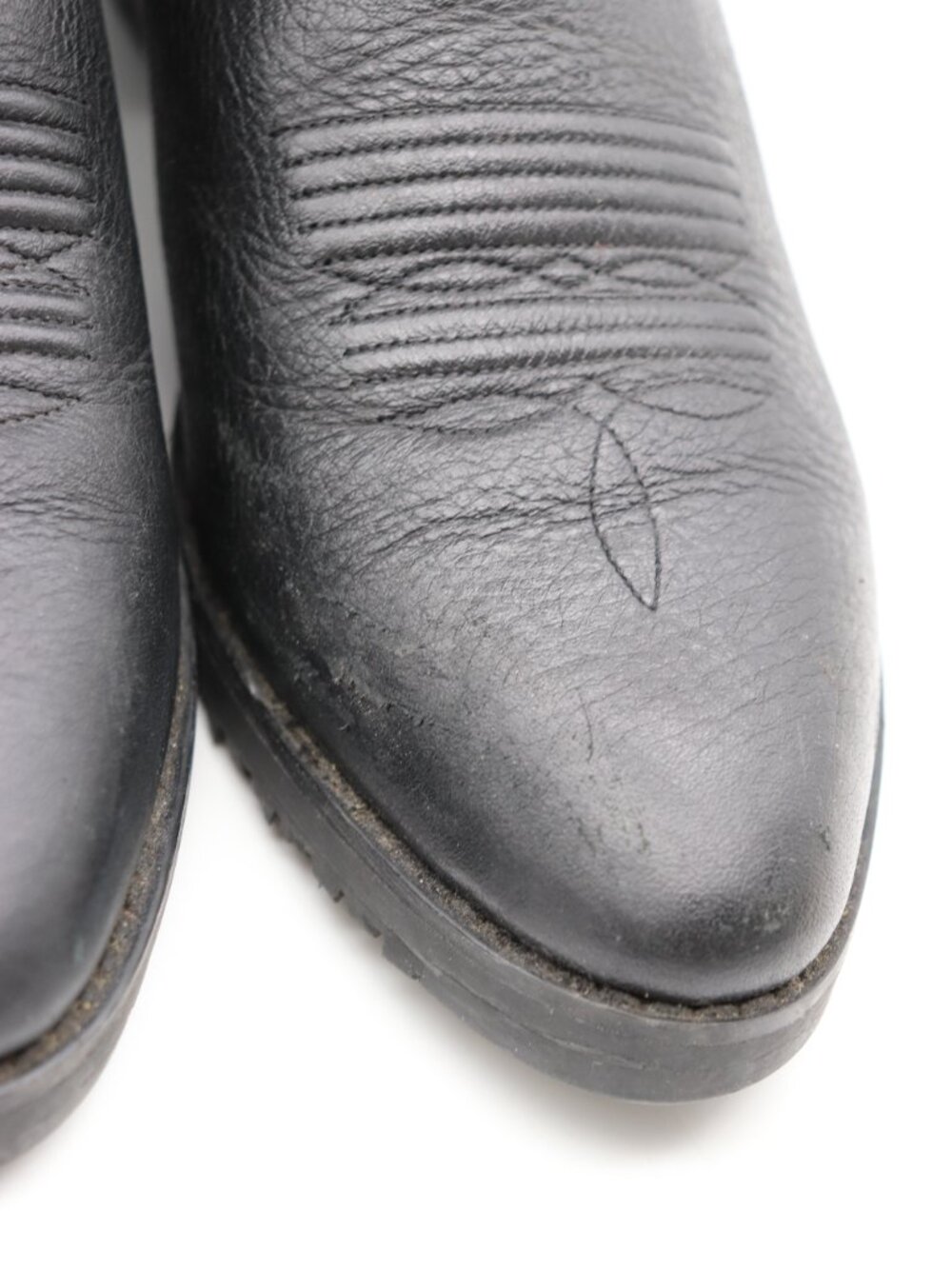 Ariat Heritage Women's Size 8 B Black Leather Western Equestrian Boots 10001037 - Picture 10 of 10
